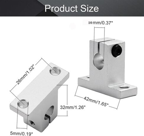 2/4pcs SK10 SK10 SK12 SK20 SK25 SK30 8MM محامل خطية خطية (SK10 10 مم ، 2 مساءً) in Kuwait