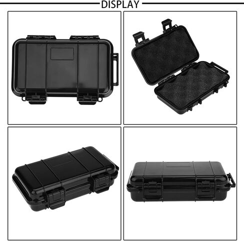 Keenso Survival Storage Box, 3 Types Plastic Shockproof Container Airtight Case Carry Box for Outdoor Activities Travel or Home Use(Section A: 170 * 110 * 48mm) in Saudi Arabia