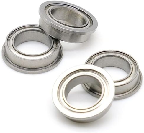 F6802ZZ Flange Bearing 15x24x5mm Chrome Steel Metal Mechanical Pressions 2pcs in Kuwait