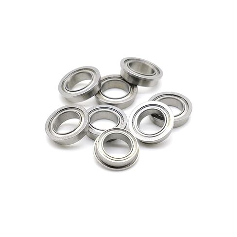 F6802ZZ Flange Bearing 15x24x5mm Chrome Steel Metal Mechanical Pressions 2pcs in Kuwait