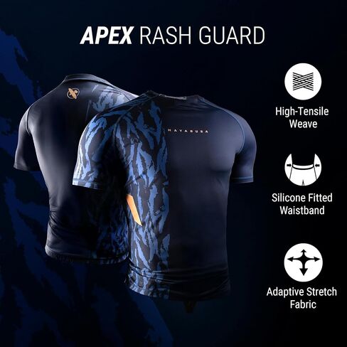 Hayabusa Apex Rash Guard for Men Short Sleeve in Saudi Arabia