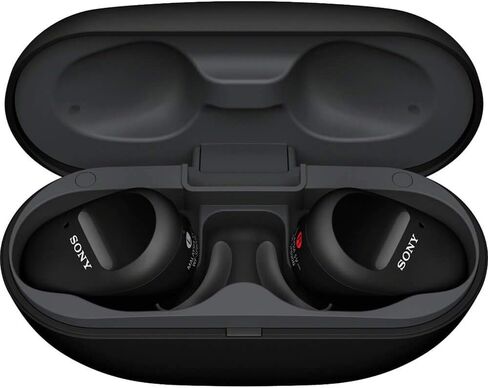 Sony WF-SP800N Truly Wireless Sports in-Ear Noise Canceling Headphones with mic for Phone Call and Alexa Voice Control, Orange (Amazon Exclusive) (WFSP800N/D) in Kuwait