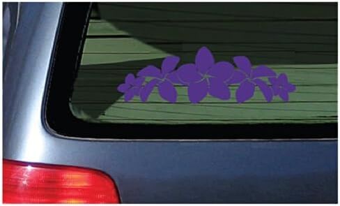 Plumeria Band Flower Lei Sticker - White Decal Hawaii in Saudi Arabia