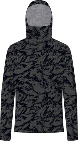 Cromoncent UPF 50+ Long Sleeve UV SPF Fishing Men's Sun Protection Hoodie Shirt Lightweight Shirts with Mask Rash Guard in Saudi Arabia