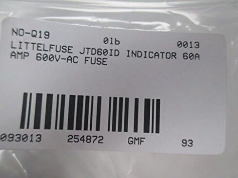 Littelfuse JTD-60-ID Fuse 60AMP 600VAC Class J in Kuwait