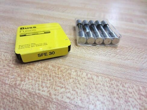 Cooper Bussmann BMA6033SQ Glass Fuse ، SFE-30 SFE ، 30 أمبير in Saudi Arabia