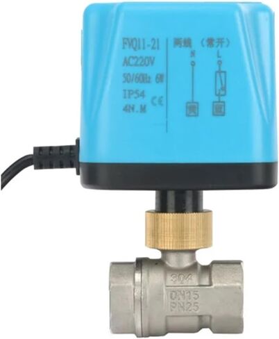 1/2 "عادةً صمام الكرة المملوءة بمحرك 220V 12V 24V 2-WARE صمام الكرة الكهربائية (مغلق -220VAC) in Kuwait