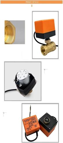 3/4'' Two Way Motorized Ball Valve 220V 12V 24V Brass Electric Ball Valve(DC12-CR02) in Saudi Arabia