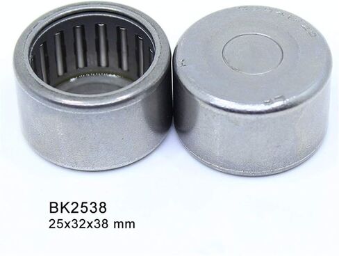 Needle Roller Bearings BK2538 Needle Bearings 253238 mm Drawn Cup Needle Roller Bearing BK253238 Caged Closed ONE End Meteic Series 85941/25 Bearings in Saudi Arabia