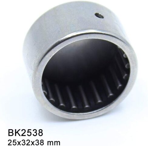Needle Roller Bearings BK2538 Needle Bearings 253238 mm Drawn Cup Needle Roller Bearing BK253238 Caged Closed ONE End Meteic Series 85941/25 Bearings in Saudi Arabia