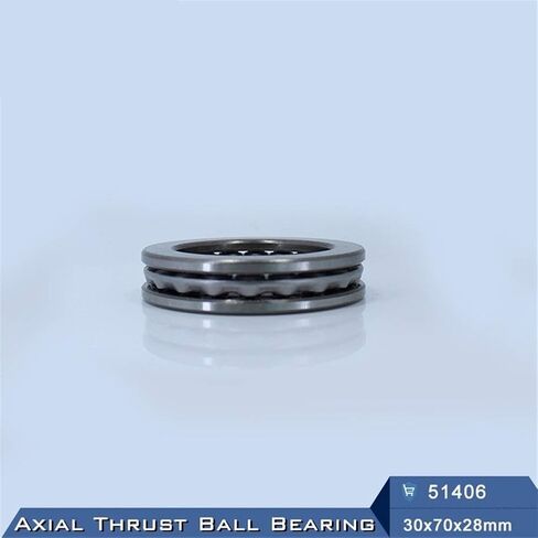 51406 Thrust Bal Bearing 30x70x28mm ABEC-1 Axial Ball Bearings with Grooved Raceway 8406 in Saudi Arabia
