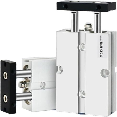 1pcs Double Rod TN Type Pneumatic Cylinde Air Bore 10mm 16mm 20mm 25mm 32 Small Aluminum Alloy Stroke 30 35 40 45 50 60 70 75mm(Stroke 35mm,Bore 25mm) in Kuwait