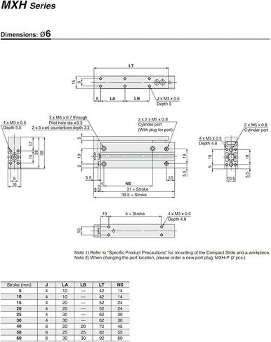 1pcs MXH Rail Cylinder MXH6 MXH10 MXH16 MXH20 Precision Pneumatic Air Linear Side Rail Guide Rod Cylinder(10Z,MXH20) in Saudi Arabia