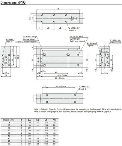 1PCS MXH اسطوانة السكك الحديدية MXH6 MXH10 MXH16 MXH20 الدقة الهوائية الهوائية الجانبية الجانبية دليل قضيب قضيب (10Z ، MXH20) in Kuwait