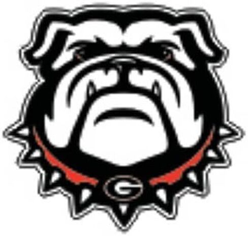 Georgia Bulldogs New (Bulldog) Decal (11 1/2x 11") in Saudi Arabia