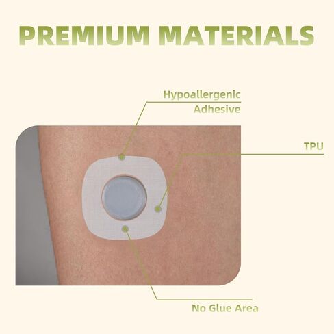 حارس التصحيح اللصق المتوسطة متوافق مع بقع لاصقة Dexcom G7 مقاومة للماء ومقاومة للعروع مع قطع ، يستمر من 10 إلى 14 يومًا ، تصحيح مراقبة الجلوكوز المستمر ، غطاء مستشعر CGM-10pcs in Kuwait