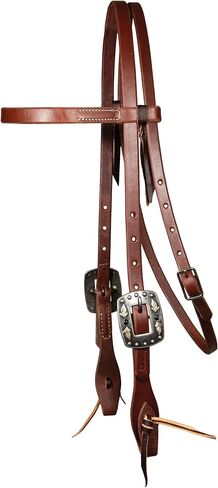 Professional's Choice Ranch ⅝" Browband Headstalls | Two Adjustable Buckles | Contoured Cheek with Lace Ties in Saudi Arabia