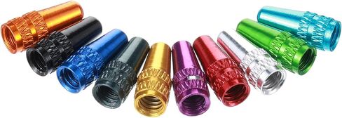 20 PCS Pike Valve Caps ، سبيكة الألومنيوم إطارات الدراجة للدراجة لصمامات بريستا ، 10 ألوان نابضة بالحياة (2 من كل منها) ، حماية دائمة الغبار (متعددة الألوان) in Saudi Arabia
