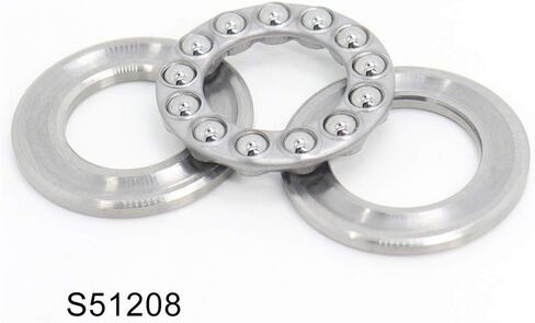S51208 تحمل ABEC-1 فولاذ مقاوم للصدأ الدفع S 51208 محامل الكرة 40 * 68 * 19 ملم محمل كرة أخدود عميق in Saudi Arabia