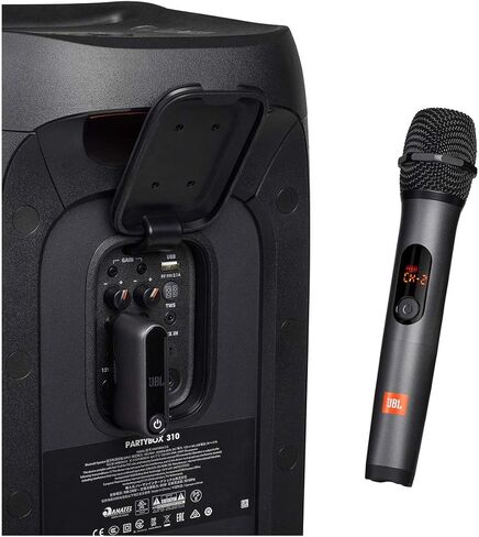 JBL Wireless نظام ميكروفون مع جهاز استقبال مزدوج القناة ، Black (متجدد) in Saudi Arabia