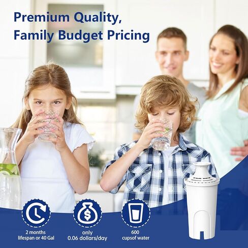 بديل لفلتر المياه Brita® ، والأباريق والمصوّرات ، 35557 ، OB03 ، Mavea® 107007 ، يقلل من الكلور ، يستمر لمدة تصل إلى شهرين (3 عبوات) in Kuwait