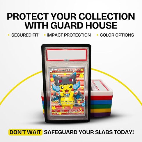 PSA Slab Protector | حارس المصد السيليكون لبطاقات متدرج PSA القياسية | حماية وإظهار مجموعتك | تصميم آمن لتناسب النماذج لسهولة التطبيق (الأزرق) in Saudi Arabia