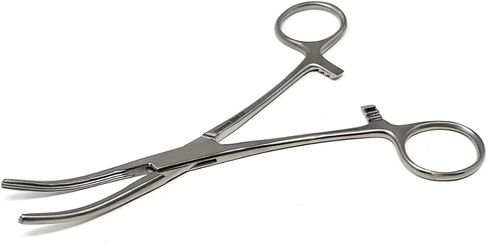 ملقط مرقئ في روتشستر مع الفكين المتقاطعين وأخاديد طولية مصنوعة من مراقبي الشريان ذاتي الفولاذ المقاوم للصدأ - 6.25 "(الفضة - CRV) in Kuwait