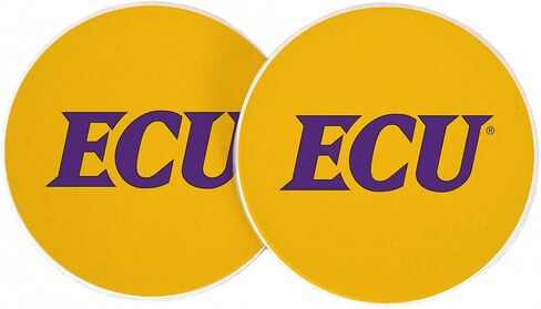Desert Cactus East Carolina University Car Accessories ECU Pirates Absorbent Sandstone Cup Coasters Licensed Product Set of 2 (Design A) in Saudi Arabia