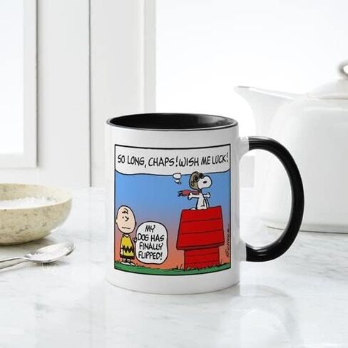 CafePress Flying Ace's Farewell Mug 11 oz (325 ml) Ceramic Coffee Mug in Kuwait