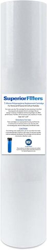 5 micron 20"X4.5" whole house water filter replacement cartridge Compatible with All Whole House Water Filter Systems. 6 Pack in Saudi Arabia