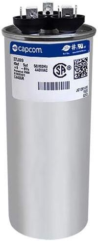 27L889 45 + 5 UF MFD 440 VALT VAC - بديل ROUND RUN CAPACITOR بواسطة CAPCOM in Saudi Arabia