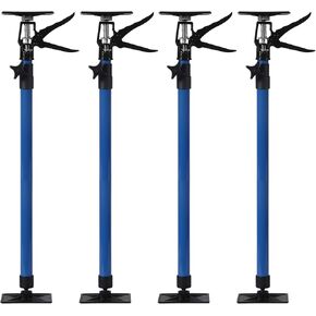 عمود دعم مقبس خزانة 4 عبوات ، نظام دعم اليد الثالث القابل للتعديل مع سعة 154 رطلاً لتثبيت الخزانات ، قضيب دعم سريع للتلسكوبي من 11.8 إلى 23.2 بوصة in Kuwait