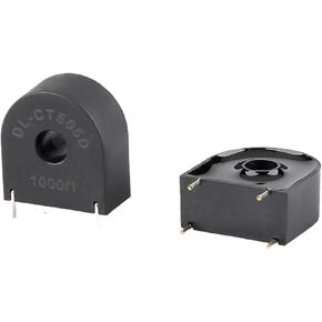 PCB Mount Mini Current Transformer 1A 0.5mA 1mA 5A 2.5mA 50A 25mA 0~60A DL-CT502D 505D 525D 602D 4 Pins Precision CT Coil AC(DL-CT525D 2000-1) in Kuwait