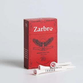 Premium Golf BambooTees 18Units(Pack of1, 4,10) Funny Golf Bag Accessories/Stylish Cigarette Box, Length 70mm, Zero harm to Club/Elegant Design, Gifts for Golfers in Saudi Arabia