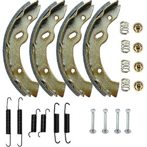 Golf Cart EZGO Brake Shoes Pads & Brake Spring Kit Assembly Fits E-Z-Go Medalist/TXT 1997 Up, Workhorse 1996+ and Yamaha G9-G22 94-06 Replace OEM 27943G01 70795G01 27944G01 in Saudi Arabia