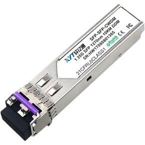 20/40/80/120km 1.25G Gigabit CWDM coarse Wave Splitting Module Single Mode Dual Fiber SFP-CW 1270~1610nm LC(1270~1610nm 20km) in Saudi Arabia