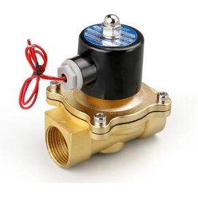 Electric Solenoid Valve 1/4" 3/8" 1/2" 3/4" 1" DN8/10/15/20/25/50 Normally Closed Pneumatic for Water Oil Air 12V 24V 220V(DN8,24V) in Saudi Arabia
