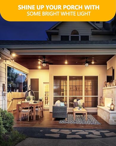 Flaspar PAR20 LED LED LID Light Light 5000k Day Daylight White Dimmable Outdoor ، 75W مكافئ 8W PAR20 لمبات ، e26 قاعدة متوسطة ، 60 درجة أضواء عاكس العاكس لأضواء الشرفة ، الفناء ، حديقة ، 2 عبوة in Kuwait