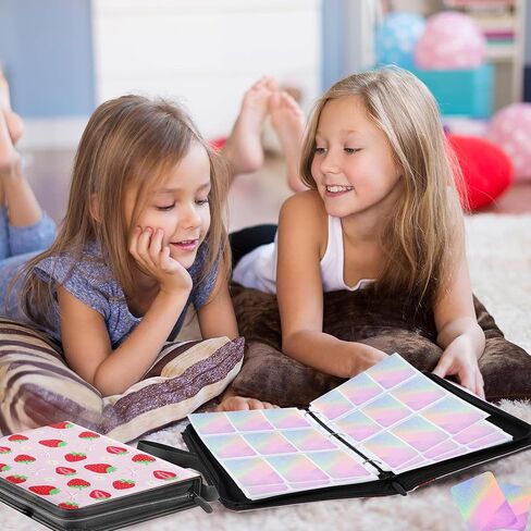 Card Binder 900 Mobile ، ألبوم Card Card Binder 9-Pocket Card Collector مع 50 أكمامًا قابلة للإزالة وسحاب ، وتخزين مجموعة البطاقات للبنين والبنات in Kuwait