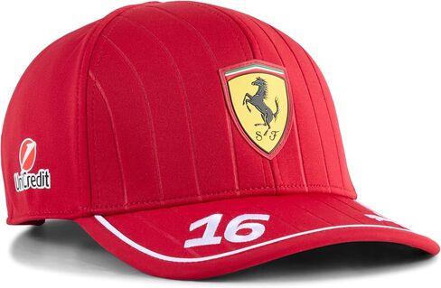 PUMA Scuderia Ferrari F1 2025 Charles Leclerc Kids' Hat - Red- One Size Fits Most in Saudi Arabia