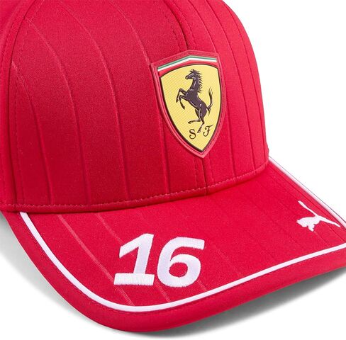 PUMA Scuderia Ferrari F1 2025 Charles Leclerc Kids' Hat - Red- One Size Fits Most in Saudi Arabia