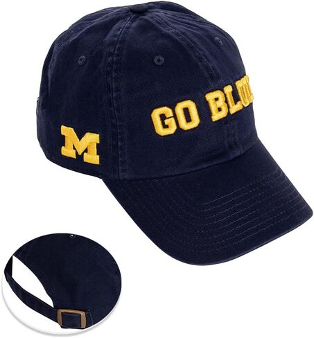 Desert Cactus University Michigan Baseball Hat Wolverines Um u of M Hormmed Tormerderd Hats Cap cap abled strap vers (style i1) Blue in Saudi Arabia