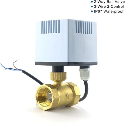 1/2 "3/4" 1 "IP67 صمام الكرة المضاد للماء DN15 DN20 DN25 3-WARE 2 صمام الملف اللولبي الكهربائي النحاسي 220V 12V 24V DC (DC12-DC24-3-WARE 2-Control ، 0.5 بوصة) in Saudi Arabia