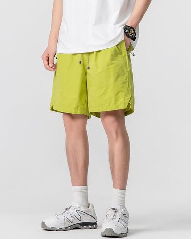 Unisex Lightweight Athletic Shorts Quick Dry Loose Fit Breathable Running Workout Gym Shorts with Zipper Pockets in Saudi Arabia