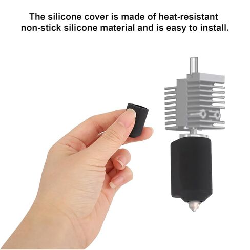 5pcs جوارب السيليكون ل creality K2 Plus/HI Combo ، غطاء العزل التدفئة غلاف بثق درجات الحرارة العالية Hotend حماية 3D السخان الطابعة كتلة الأكمام الملحقات in Kuwait