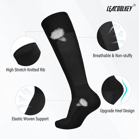 LEACOOLKEY Baseball Belt and Socks Combo Set Breathable Softball Socks and Elastic Belt for Youth Adult in Saudi Arabia