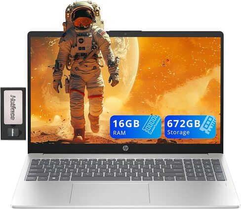HP 15 Laptop, AMD Ryzen 3 3250U Processor, 8 GB RAM, 256 GB SSD Storage, 15.6-inch HD Micro-Edge Display, Windows 11 Home, Long-Lasting Battery, HP Fast Charge, 720p Webcam (15-ef2024nr) in Saudi Arabia