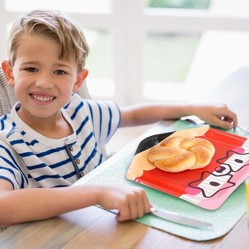 Ceiba Tree Back to School Pencil Paper Plates 40pcs لوحات على شكل قلم رصاص يمكن التخلص منها في اليوم الأول من ألواح حلوى عشاء المدرسة لمرحلة ما قبل المدرسة. in Saudi Arabia