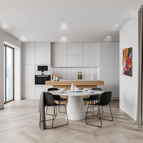 Feit Electric تعزيز 4IN LED LED REACROUTED ، 75W مكافئ ، 1000 لومين ، قابلة للضايق ، ودرجة حرارة اللون الأبيض القابل للتعديل ، تناسب معظم المطبخ 4 بوصة ، 90+ CRI ، 50،000 ساعة العمر ، LEDR4XHO/6WYCA in Kuwait