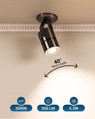 Sunco 12 Pack MR16 LED LED ، GU10 Dimmable Light Lights ، 5.5W = 50W ، 3000K Whit in Kuwait